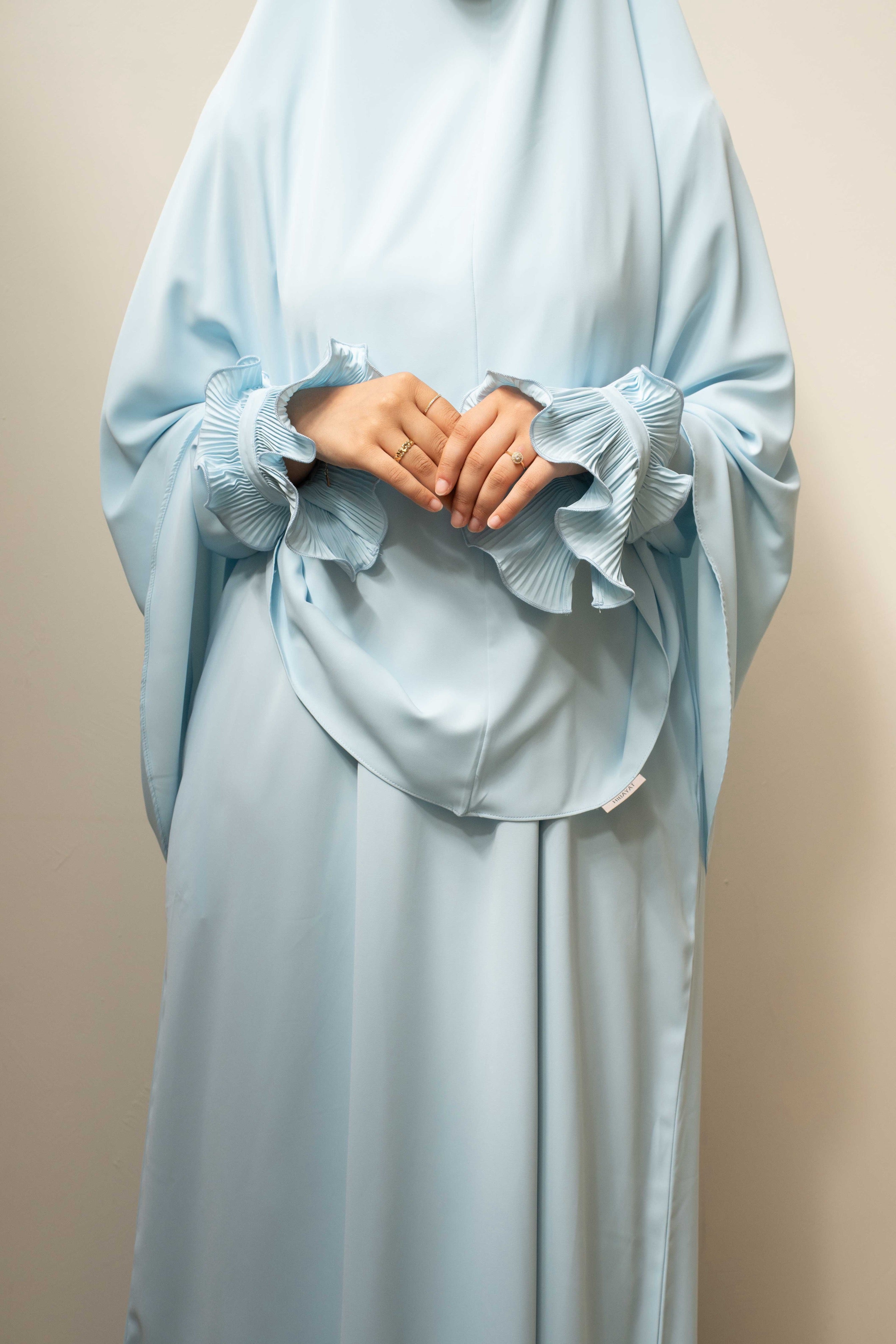 Ruffle set - Azraq Blue