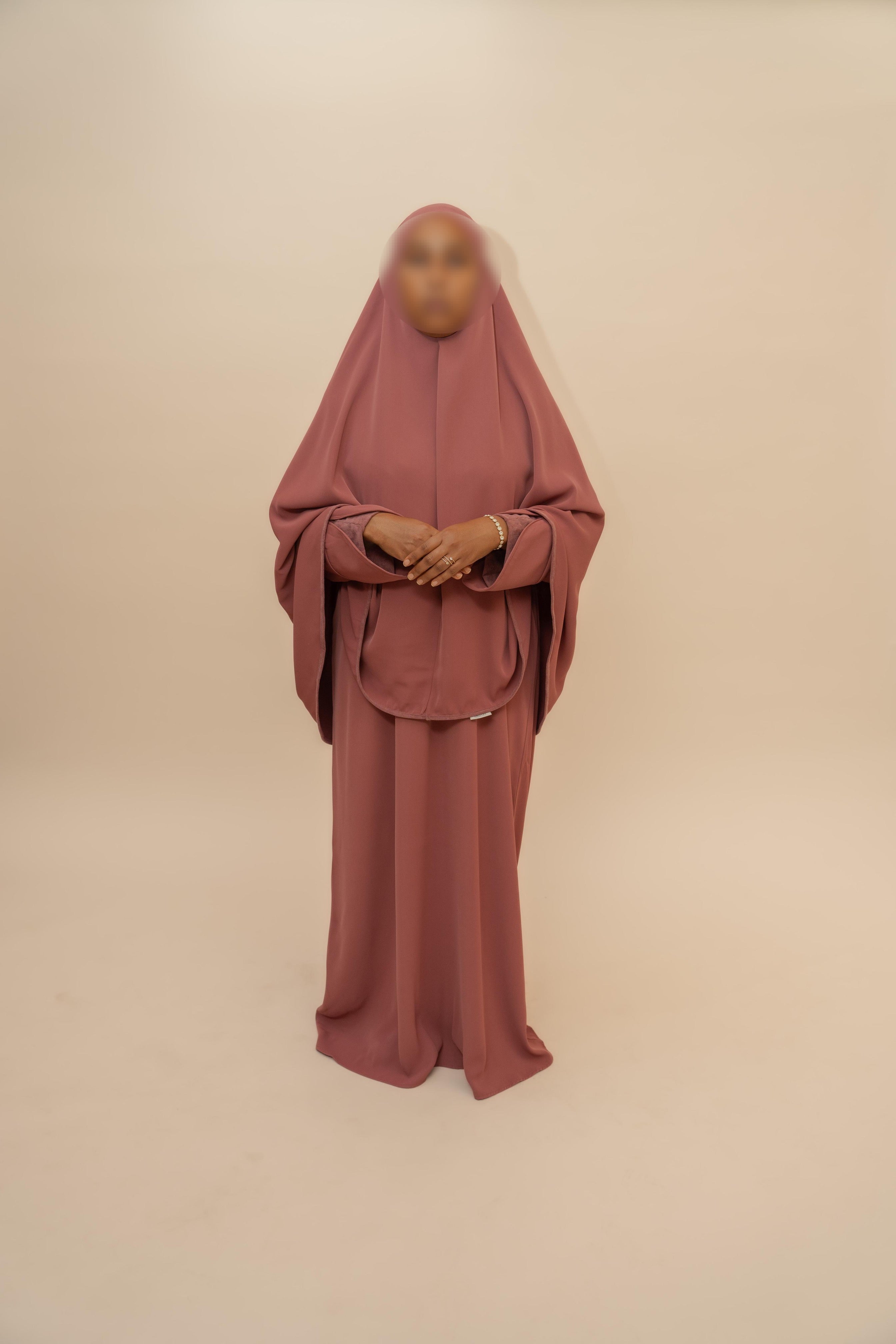 Ensemble de manches côtelées - Canneberge