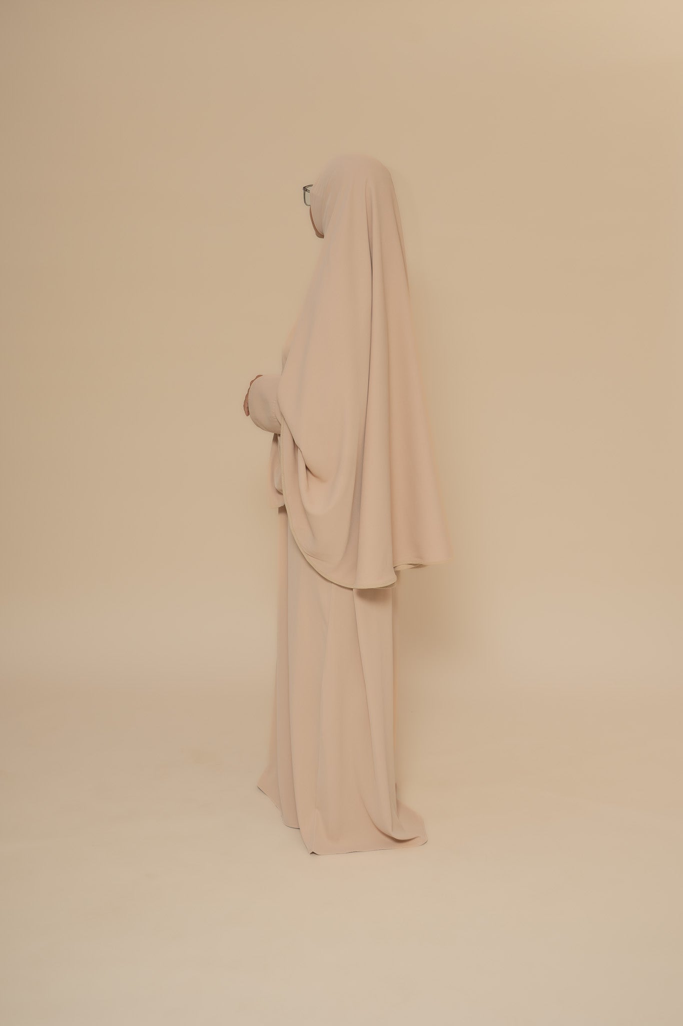 Ensemble manches côtelées - Beige Sable