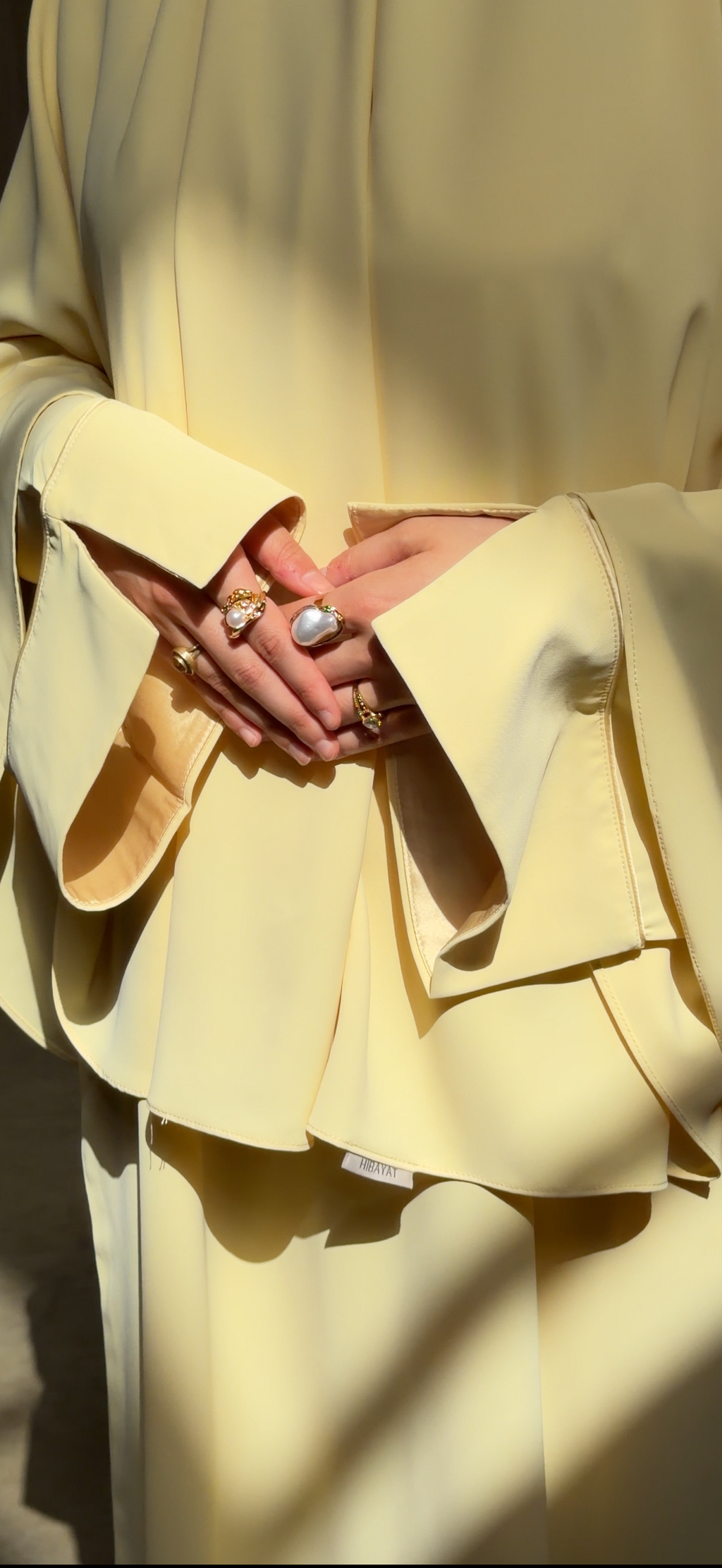 Hibayat set - Butter Yellow