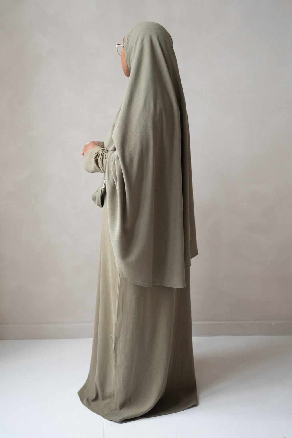 Linnen set - Olive Green